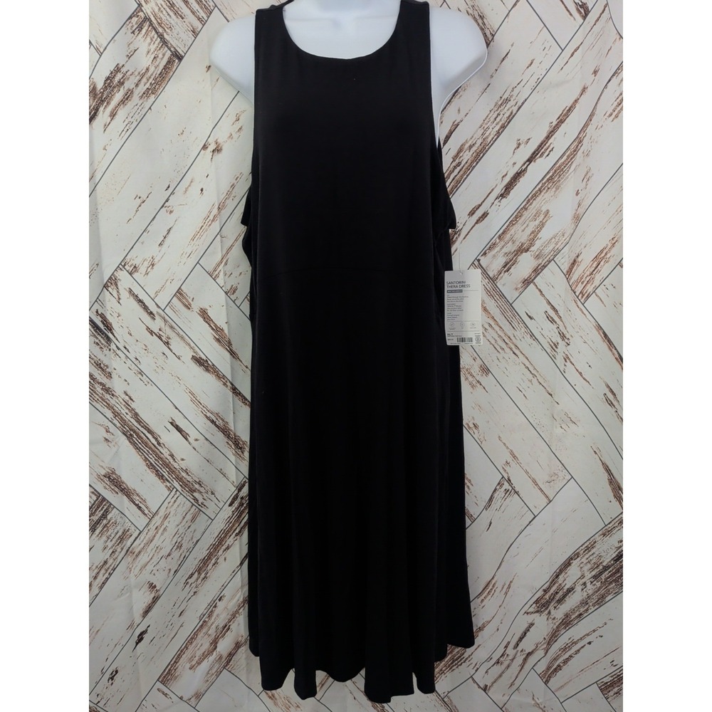 Athleta Black Santorini Thera Dress in Black - Picture 2 of 8